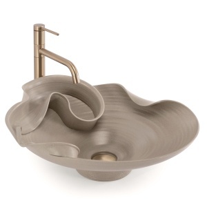Lavoar ceramic pentru blat REA HM-12 Handmade ART - Img 4