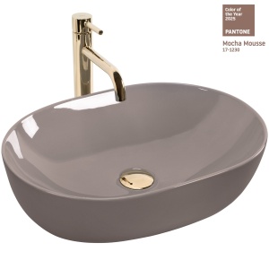 Lavoar Lisa bej lucios L49 cm