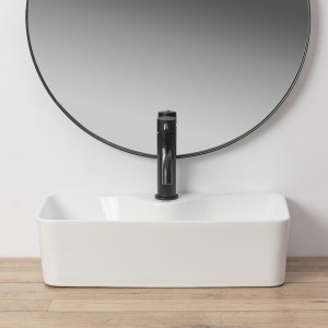 Lavoar Mery Alb ceramica sanitara - 50,5 cm - Img 3
