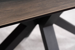 Masa extensibila Columbus Ceramic maro LEGNO/negru L160-240 cm - Img 10