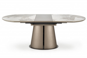 Masa extensibila Robinson marmura bej/cappuccino - L160-200 cm - Img 12