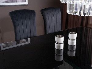Masa Prince negru/crom - l90 x L150 x h75 cm - Img 5