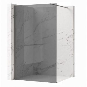 Paravan de dus Rea Flexi Grey / Titan 80 - Img 2