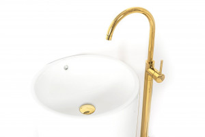 Robinet pentru lavoar Rea Lungo Ortis Gold - Img 3