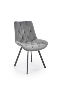 Scaun catifea K519 velvet gri - Img 2