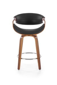 Scaun de bar H123 negru/nuc - Img 11