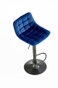 Scaun de bar H95 velvet bleumarin - Img 13