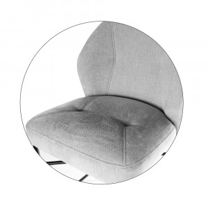 Scaun de bar Irys L 70 cm - Img 3