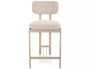 Scaun de bar Misaki H-2 bej deschis 255 / cașmir