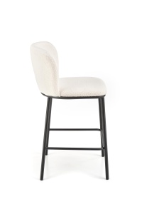 Scaun de bar plusat H-119 crem - Img 6