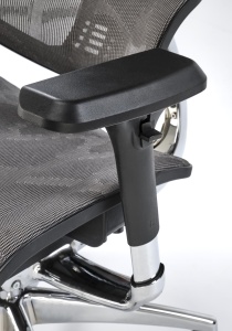 Scaun de birou Ethan gri H139 cm - Img 3