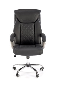 Scaun de birou Helder piele ecologica negru H120 cm - Img 2