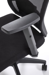 Scaun de birou Paredes negru H107 cm - Img 5