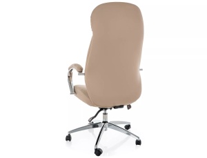 Scaun de birou rotativ Q-09 bej - Img 2