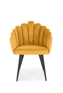 Scaun K410 velvet mustariu – H85 - Img 18