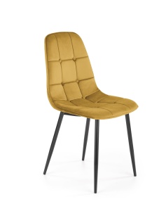 Scaun K417 velvet mustariu - Img 2