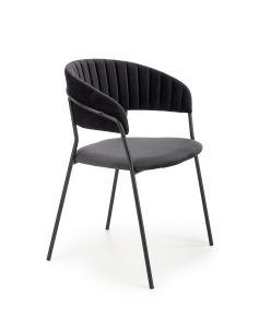 Scaun K426 Velvet Negru – l57 x A54 x H79 cm - Img 6