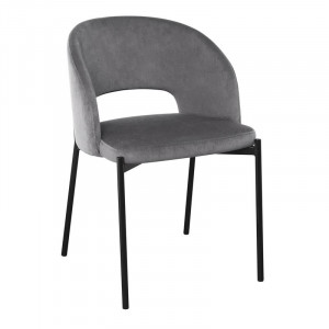 Scaun K455 Velvet Gri – H77 - Img 2