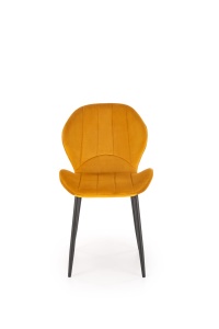 Scaun K538 velvet mustariu H85 cm - Img 9