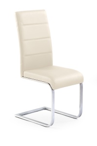 Scaun K85 piele ecologica crem - Img 4