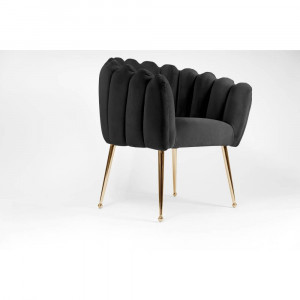 Scaun Lili negru/gold – H81 cm - Img 5