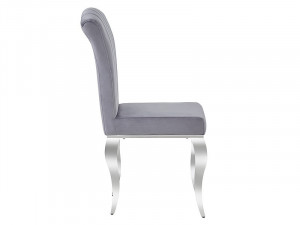 Scaun Prince velvet gri - H100 cm - Img 4