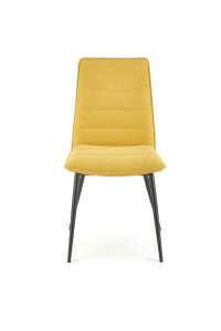 Scaun tapitat K493 mustariu - H92 cm - Img 10
