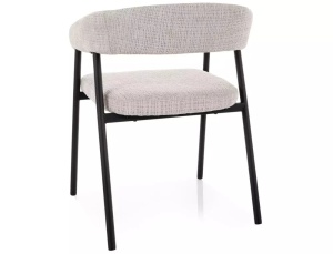Scaun tapițat Katana 258 gri / negru mat - Img 3