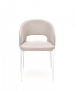 Scaun textil K486 bej-alb - H 77 cm - Img 7
