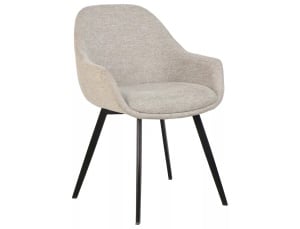 Scaun Vinto bej deschis/negru Brego 31 - Img 1