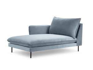 Sezlong tapitat Vienna velvet/picioare negre – L170 x l110 x h95 - Img 5