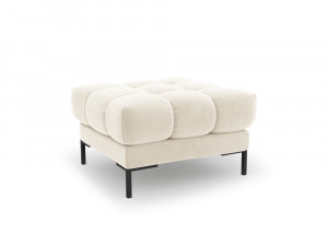 Taburet tapitat Bali velvet/picioare negre – L60 x l60 x h41 - Img 6