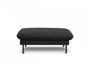 Taburet tapitat Vienna plusat/picioare negre - L100 x l80 x h43 cm - Img 5