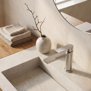 Baterie pentru baie Rea Hunter Brush Nickel - Img 3