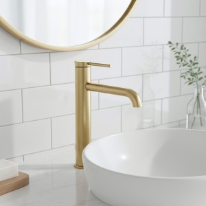 Baterie pentru baie Rea Spot Brush Gold High - Img 6
