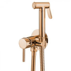 Baterie pentru bideu Lungo Loop roz gold - Img 3