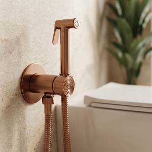 Baterie pentru bideu Rea Foster Brush Copper - Img 5