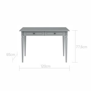 Birou pentru copii Ines gri L120 cm - Img 2