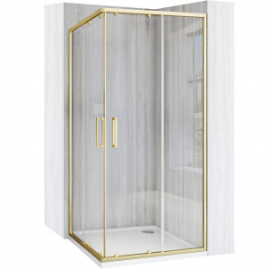 Cabina de dus Rea City 80x80 cm Gold Brush