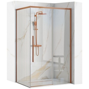 Cabina de dus SOLAR Copper Brush 100x80cm