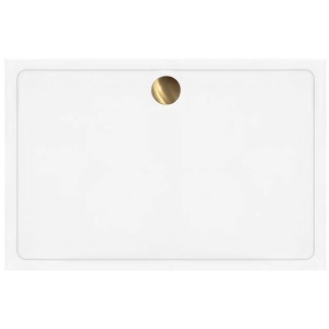 Cada pentru dus din acril Rea Savoy negru 80x100 - Img 3