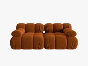 Canapea 2 locuri Bellis catifea L188 cm - Img 15