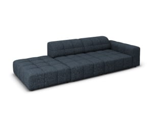 Canapea 3 locuri deschisa pe o parte Chicago chenille L262 cm - Img 10