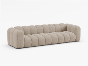 Canapea Lupine 4 locuri chenille Eden L290 cm - Img 3