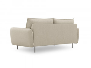 Canapea tapitata Vienna 3 locuri picioare gold – L200 x l92 x h95 - Img 3