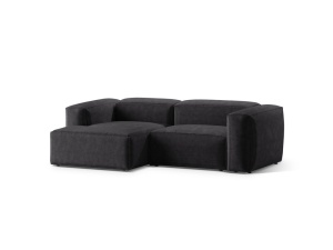 Coltar 2 locuri Bergamo velur reiat L244 cm - Img 3