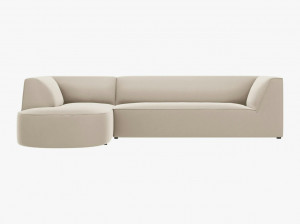 Coltar 4 locuri Ruby catifea L273 cm
