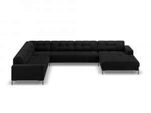 Coltar 7 locuri Bali U velvet/picioare negre – L327 x l256 x h75 - Img 13