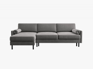 Coltar extensibil 5 locuri Scott catifea L212 cm - Img 11