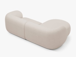 Coltar Kate 2 locuri boucle Baloo L255 cm - Img 2